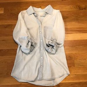 J Crew Chambray Button Down